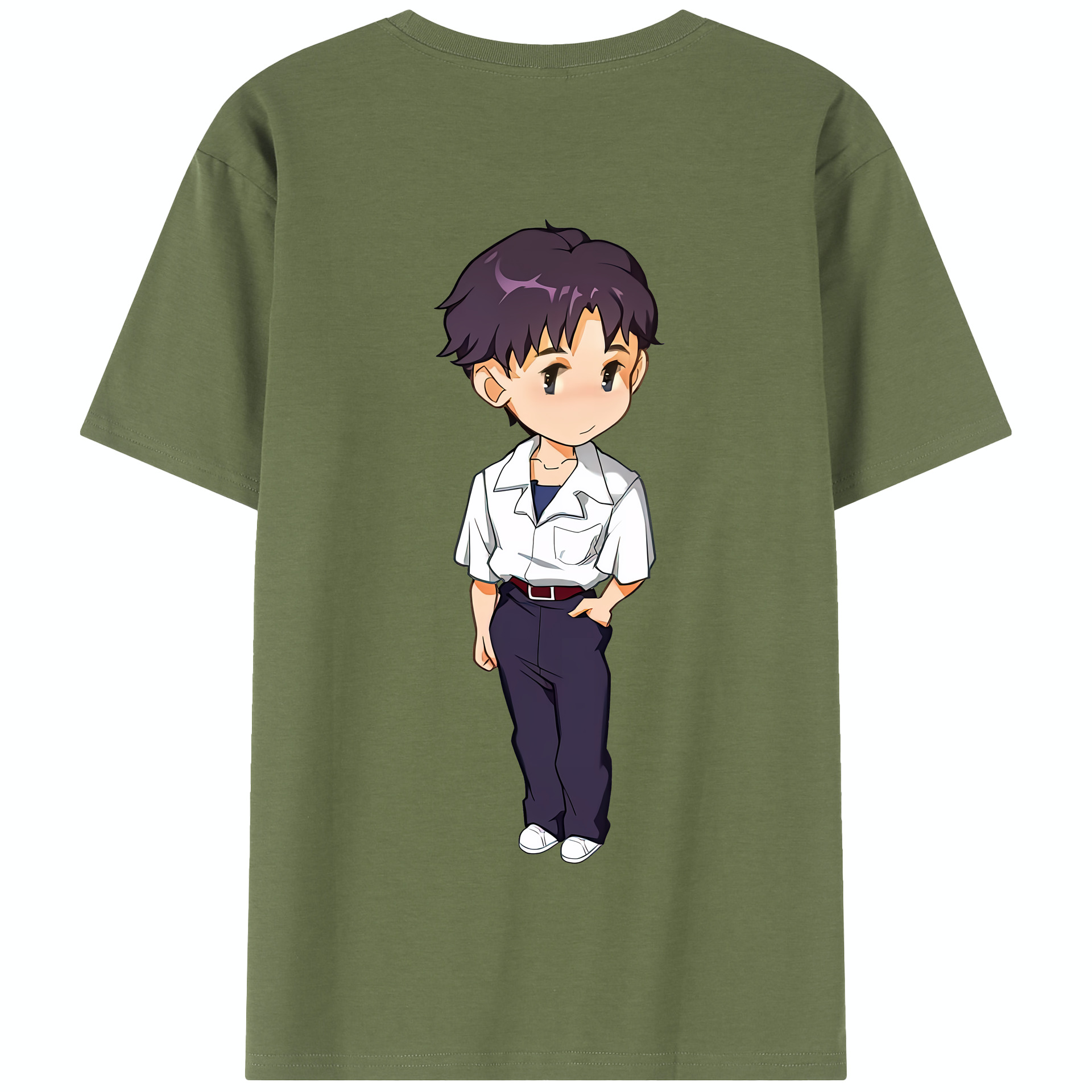 （画像用） EVA 新世紀エヴァンゲリオン 綿100％半袖Tシャツ（背面プリント）